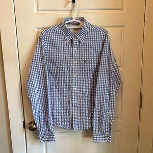 Abercrombie & Fitch Blue and White Gingham Shirt